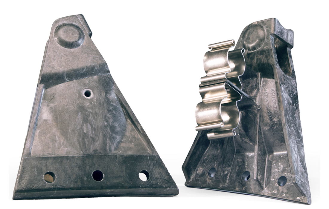 thermoplastic plane bracket