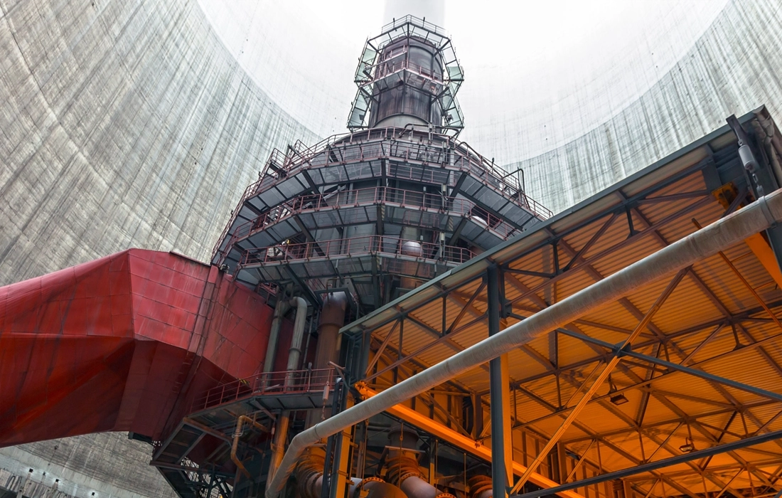 industrial power plant interior