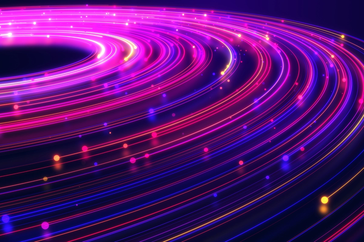 abstract photonic light paths and optical data connections